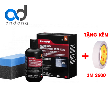 CHAI PHỤC HỒI NHỰA ĐEN – 3M BONDO RESTORE BLACK PN0800