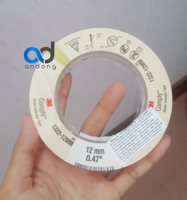 băng chỉ thị nhiệt hấp ướt 3M 1322